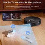 جارو رباتیک روبوراک Qrevo 5AE | مکش 12000Pa + داک هوشمند + تی کشی چرخشی FlexiArm + ضد گره مو - Image 8