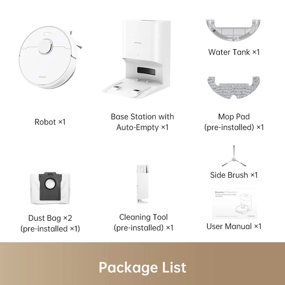 جارو رباتیک شیائومی دریم مدل Dreame D10 Plus Gen 2 Robot Vacuum mester xiaomi