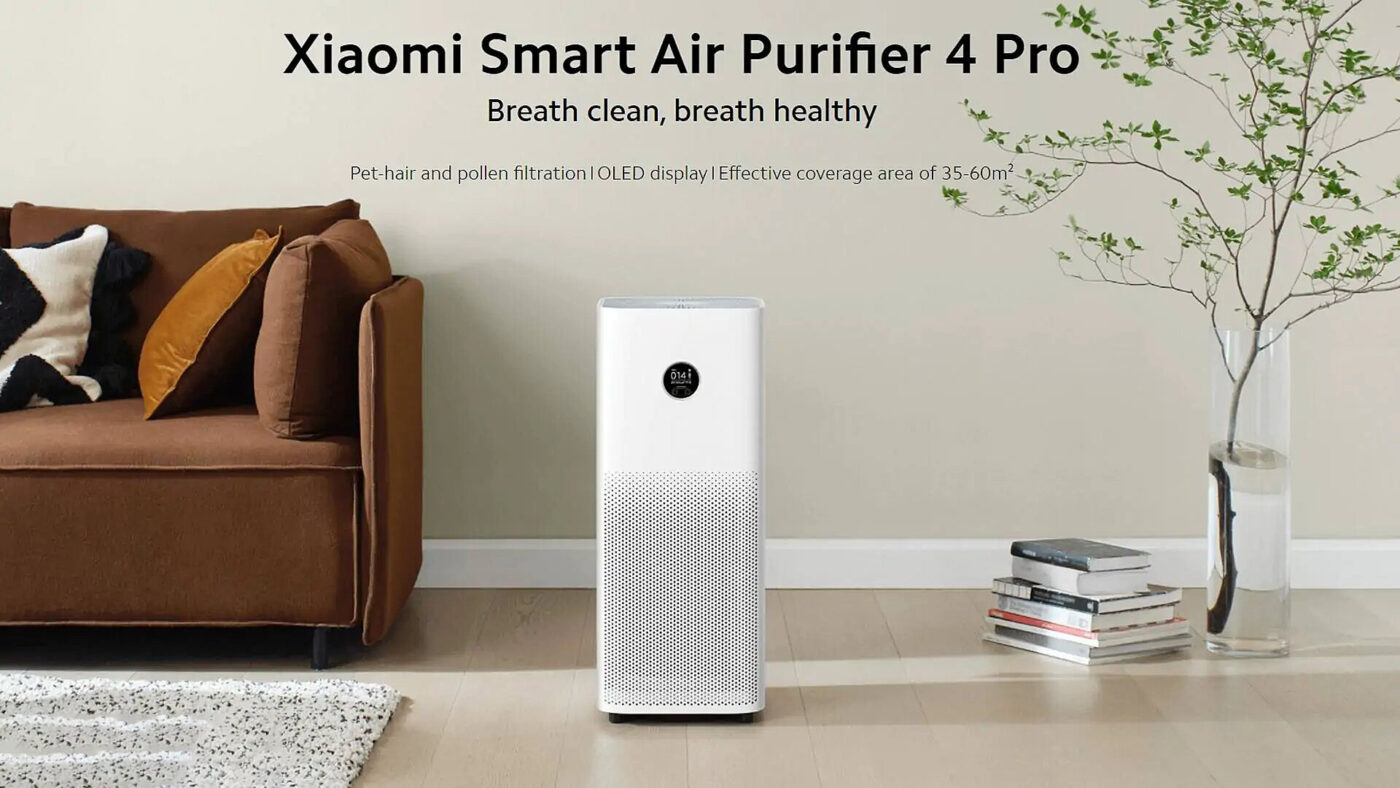 دستگاه تصفیه هوای هوشمند شیائومی Smart Air Purifier 4 Pro mester xiaomi