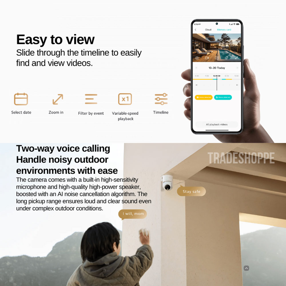 دوربین امنیتی فضای باز شیائومی مدل Xiaomi Outdoor Camera CW300 MESTERXIAOMI
