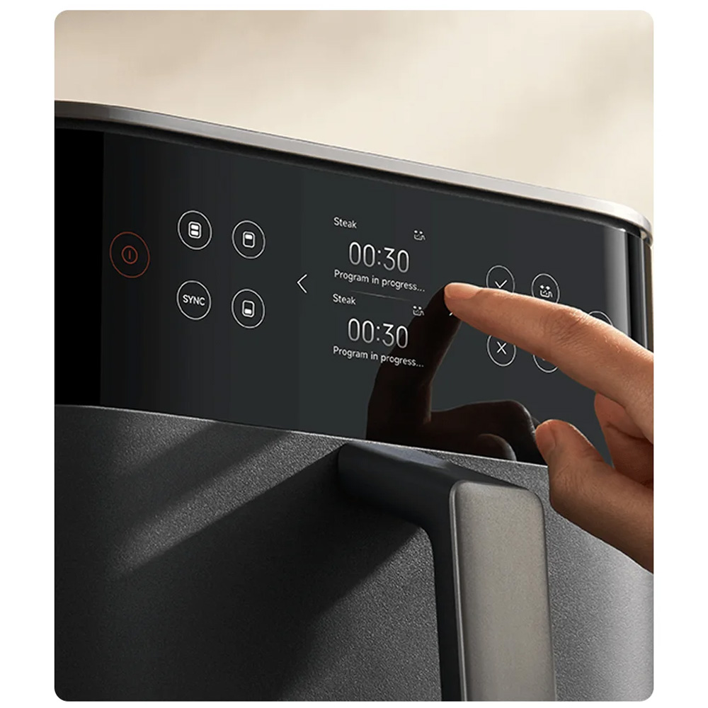 سرخ کن بدون روغن 12 لیتری هوشمند شیائومی مدل Xiaomi Smart Double Stack Air Fryer 12L MAF-DS1201 mester xiaomi
