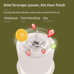بطری مخلوط کن قابل حمل شیائومی Fresh Juice Bottle Blender 500ml