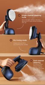 اتو بخار دستی چند کاره شیائومی Deerma Handheld Steam Ironing Machine HS300 MESTER XIAOMI