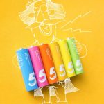 باتری قلمی آلکالاین رنگین کمانی شیائومی بسته 10 عددی مدل ZI5 mester xiaomi