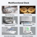 جارو رباتیک شیائومی روبوراک مدل Xiaomi Roborock Qrevo C robotic vacuum cleaner mester xiaomi