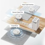 جارو رباتیک شیائومی روبوراک مدل Xiaomi Roborock Qrevo C robotic vacuum cleaner mester xiaomi