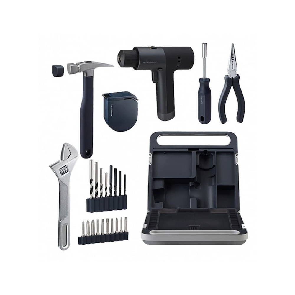 جعبه ابزار و دریل شارژی هوتو شیائومی HOTO 12V Brushless Drill Tool QWDZGJ002 MESTER XIAOMI