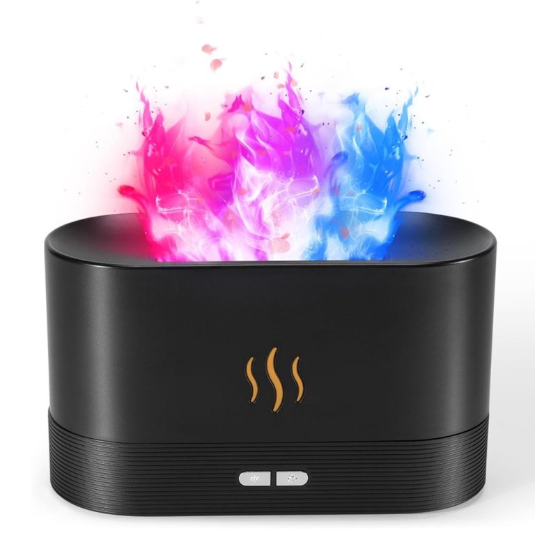دستگاه رطوبت رسان با شعله های رنگی Colorful Flame Air Aroma Diffuser Humidifier DQ701A mester xiaomi