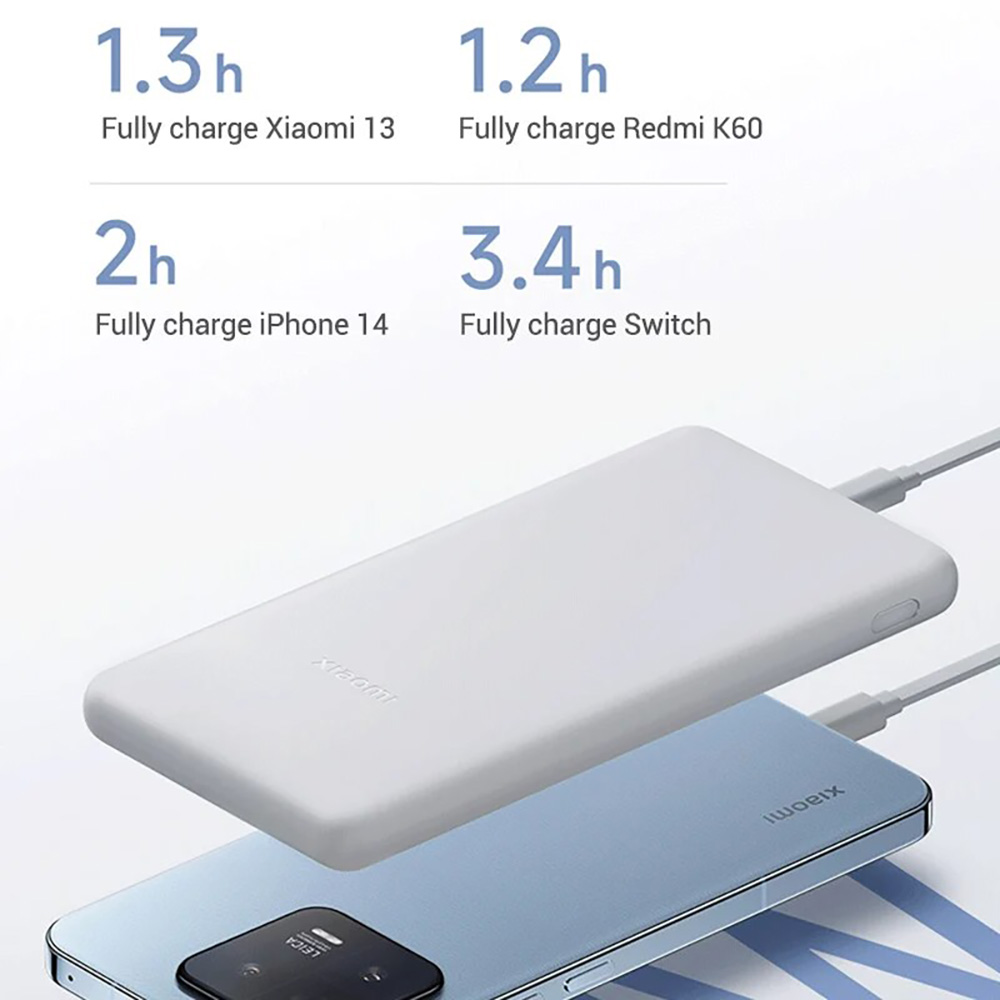 پاور بانک 10000 میلی آمپری شیائومی Xiaomi Power Bank 22.5W Lite P16ZM mesterxiaomi