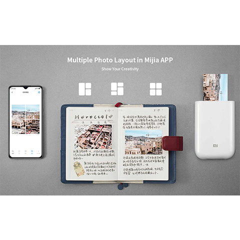 پرینتر قابل حمل موبایل شیائومی مدلXiaomi Mi Portable Pocket Photo Printer MESTER XIAOMI