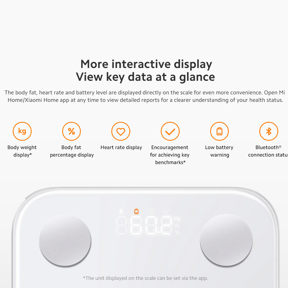 ترازو هوشمند شیائومی Xiaomi Mijia Body Composition Scale S400 mester xiaomi
