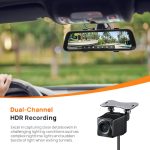 دوربین خودروی شیائومی مدل 70mai Rearview Dash Cam S500 set mester xiaomi