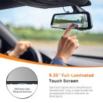 دوربین خودروی شیائومی مدل 70mai Rearview Dash Cam S500 set mester xiaomi
