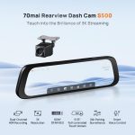 دوربین خودروی شیائومی مدل 70mai Rearview Dash Cam S500 set mester xiaomi