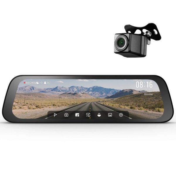 دوربین خودروی شیائومی مدل 70mai Rearview Dash Cam S500 set mester xiaomi