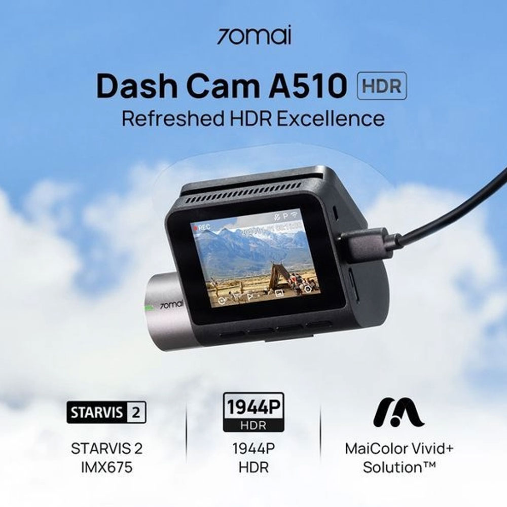 دوربین فیلم برداری خودرو شیائومی مدل Xiaomi 70mai A510 Dash Cam mester xiaomi