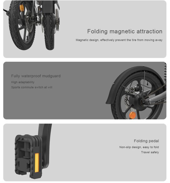 دوچرخه برقی تاشو شیائومی Xiaomi HIMO Z16 Electric Bike Bicycle mester xiaomi