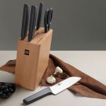 ست 5 تایی چاقوی آشپزخانه به همراه استند شیائومی Xiaomi HuoHou Knife Set HU0057 mester xiaomi