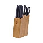 ست 5 تایی چاقوی آشپزخانه به همراه استند شیائومی Xiaomi HuoHou Knife Set HU0057 mester xiaomi