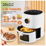 سرخ کن بدون روغن (هواپز) 4.5 لیتری Air fryer Zolele ZA004 mester xiaomi