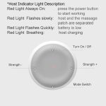 ماساژور برچسبی شیائومی Youpin Leravan LF-U8 Magic Body Massage Sticker with Charging Case mester xiaomi