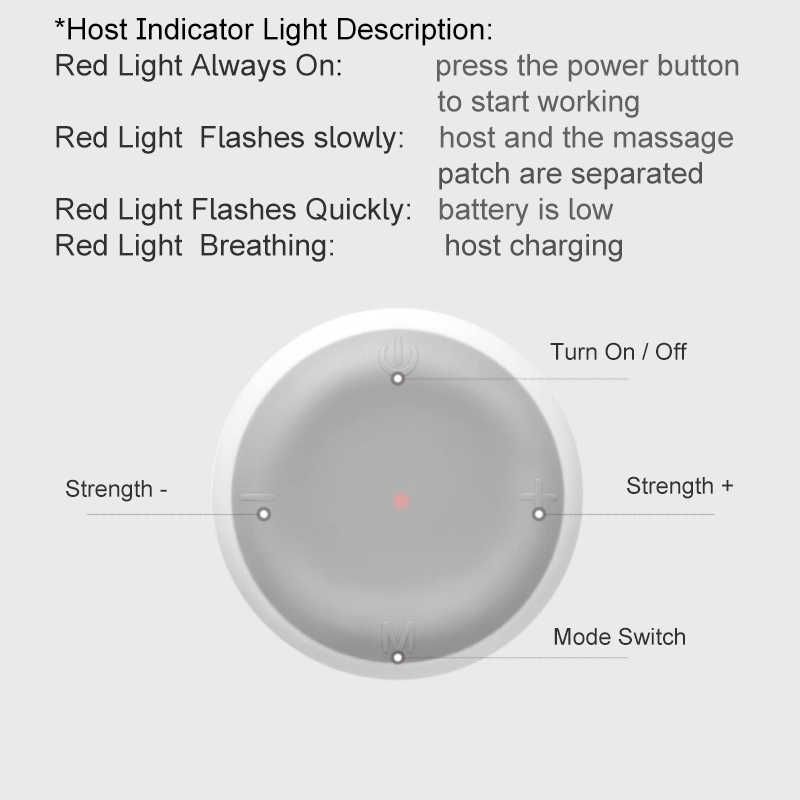 ماساژور برچسبی شیائومی Youpin Leravan LF-U8 Magic Body Massage Sticker with Charging Case mester xiaomi