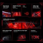 مانیتور منحنی گیمینگ شیائومی 34 اینچی مدل Xiaomi Curved Gaming Monitor 34 Inch G34WQi mester xiaomi