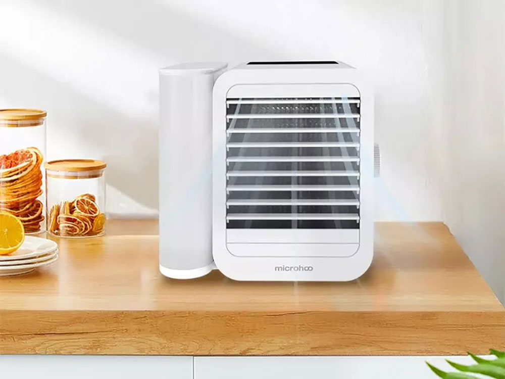 مینی کولر سلولوزی Microhoo Personal Mini Air Conditioning Fan MH01R mester xiaomi