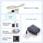 پاوربانک کیو سی وای مدل QCY PB10C 10000mAh 35W mester xiaommi