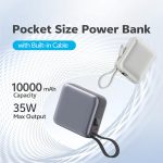 پاوربانک کیو سی وای مدل QCY PB10C 10000mAh 35W mester xiaommi