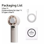 پنکه دستی مینی مدل High Speed Refrigeration Mini Handheld Fan M57 mester xiaomi