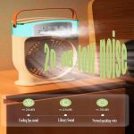 پنکه رومیزی مه پاش شارژی مدل Mini portable cooling fan mester xiaomi