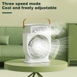 پنکه رومیزی مه پاش شارژی مدل Mini portable cooling fan mester xiaomi