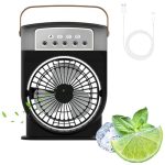پنکه رومیزی مه پاش شارژی مدل Mini portable cooling fan mester xiaomi