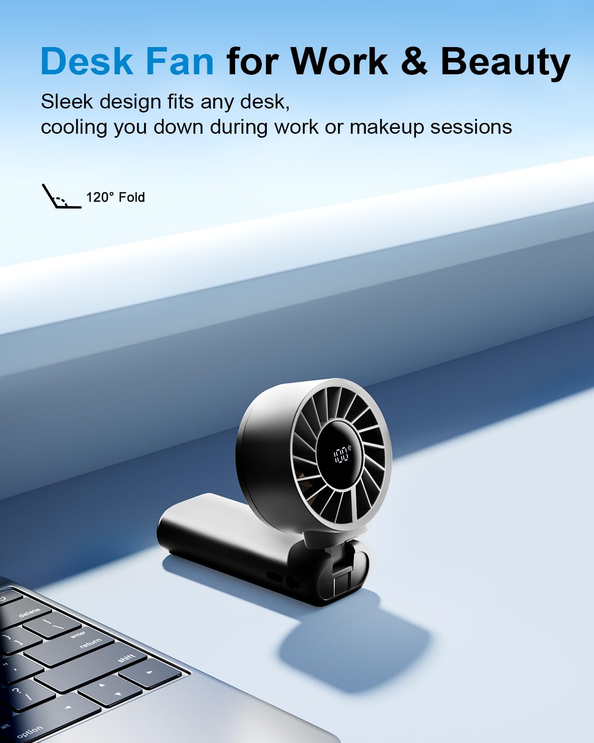 پنکه شارژی دستی شیائومی یوپین Sothing Foldable Handheld Fan – Engine Z mester xiaomi