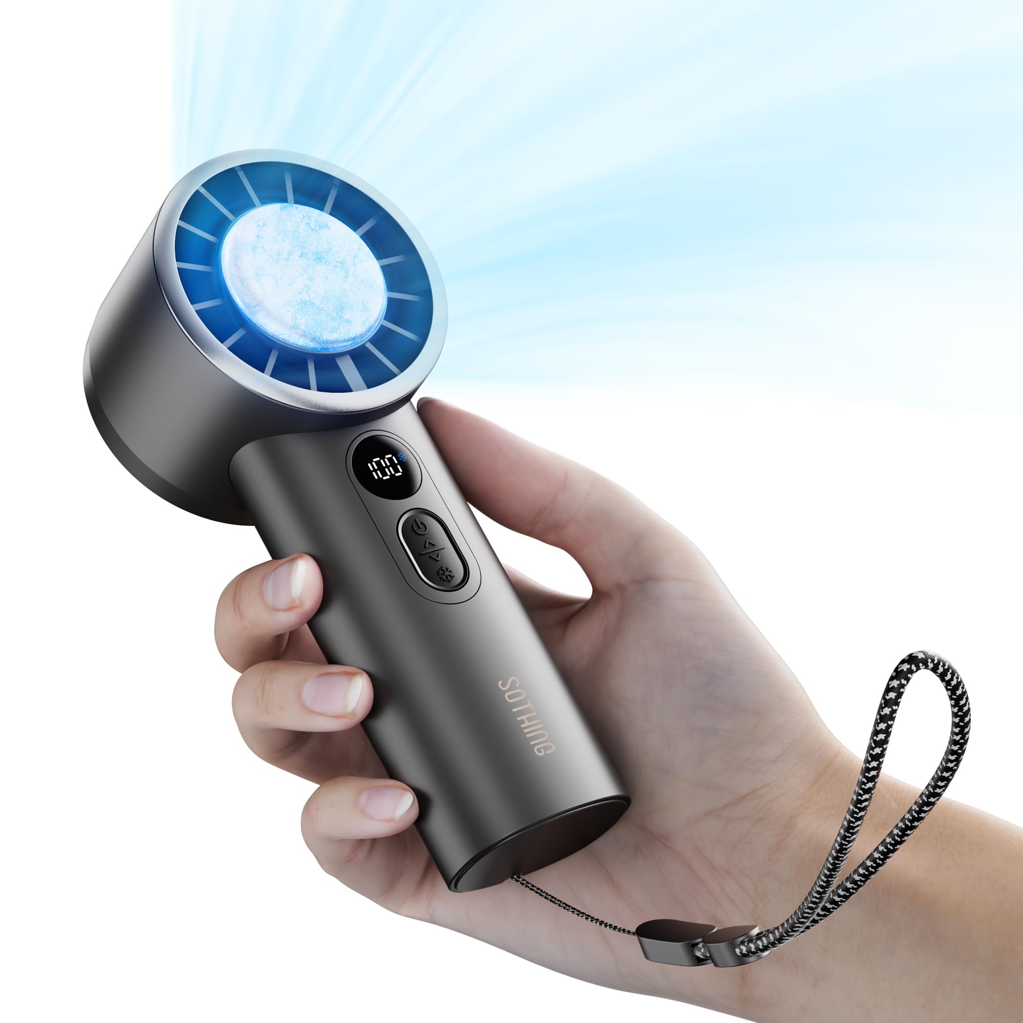 پنکه شارژی قابل حمل شیائومی یوپین مدل SOTHING Cooling Handheld Fan Engine Ice mester xiaomi