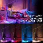 چراغ مطالعه تاشو و شارژر وایرلس LED Business Table Lamp U20-01 mester xiaomi