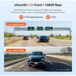دوربین خودروی شیائومی مدل 70Mai Dash Cam 4K A410 Set mester xiaomi