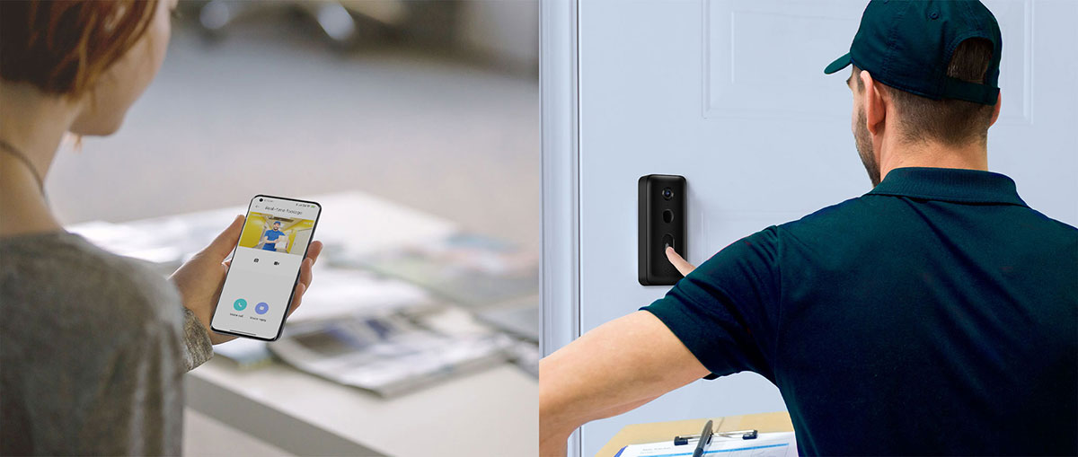 زنگ درب هوشمند شیائومی Xiaomi Doorbell 3 MJML06-FJ mester xiaomi