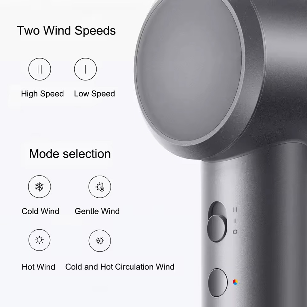 سشوار شیائومی پرسرعت مدل XIAOMI MIJIA H501 mester xiaomi 4