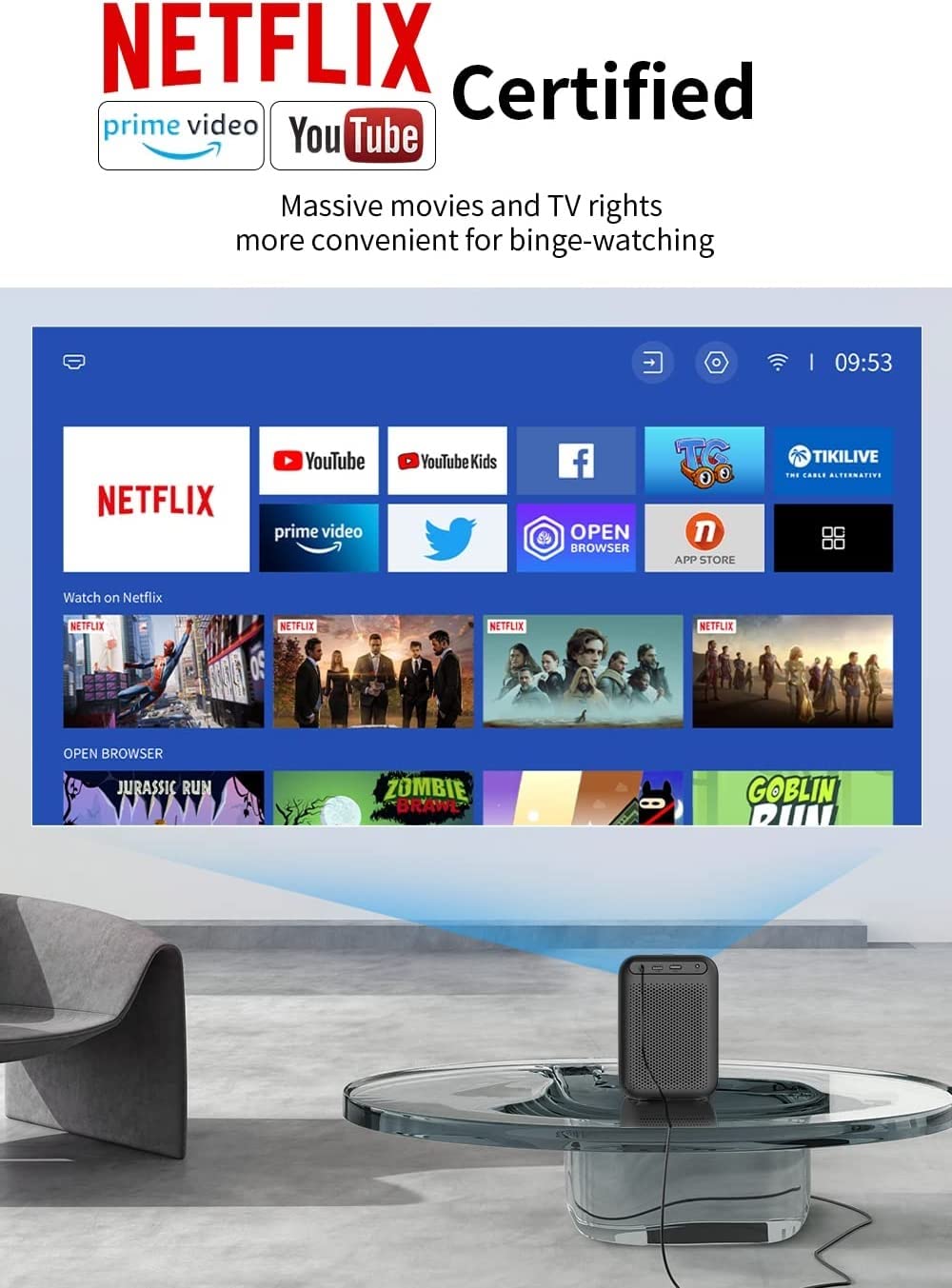 ویدئو پروژکتور شیائومی Wanbo Portable Projector TT mester xiaomi