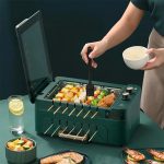 کباب پز برقی چند منظوره شیائومی مدل Xiaomi Liven Electric Barbecue Maker G26 mester xiaomi