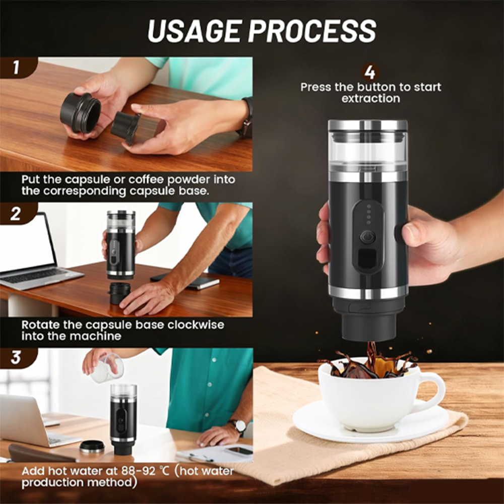 دستگاه اسپرسو ساز شارژی قابل حمل مدل Blue Fire Portable Espresso Maker BF 2-26 mester xiaomi 