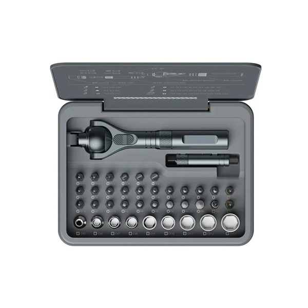 ست جعبه ابزار 40 عددی مغناطیسی شیائومی مدل ATuMan RS2 40-in-1 Ratchet Screwdriver mester xiaomi