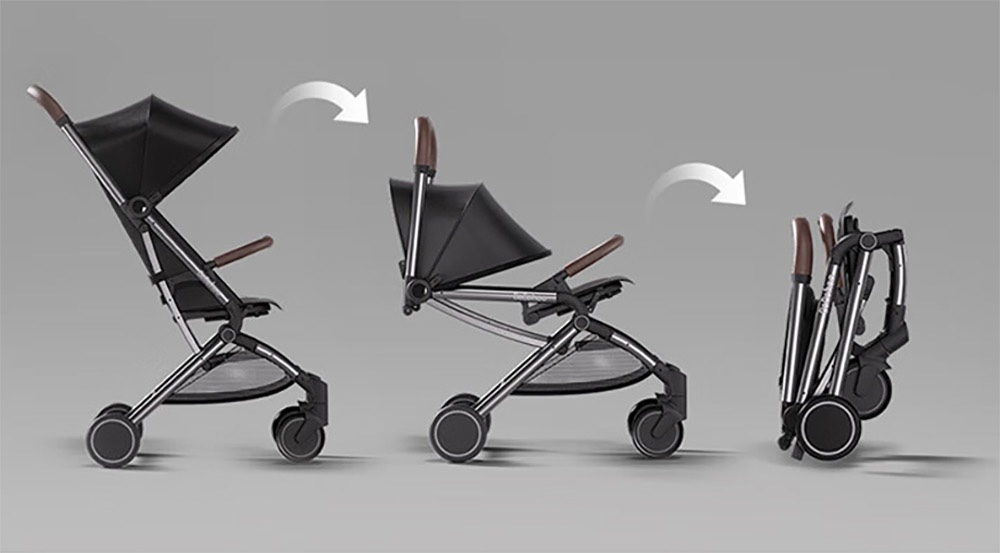 معرفی کالسکه تاشو شیائومی مدل Xiaomi Bebehoo Stroller S6 Plus mester xiaomi