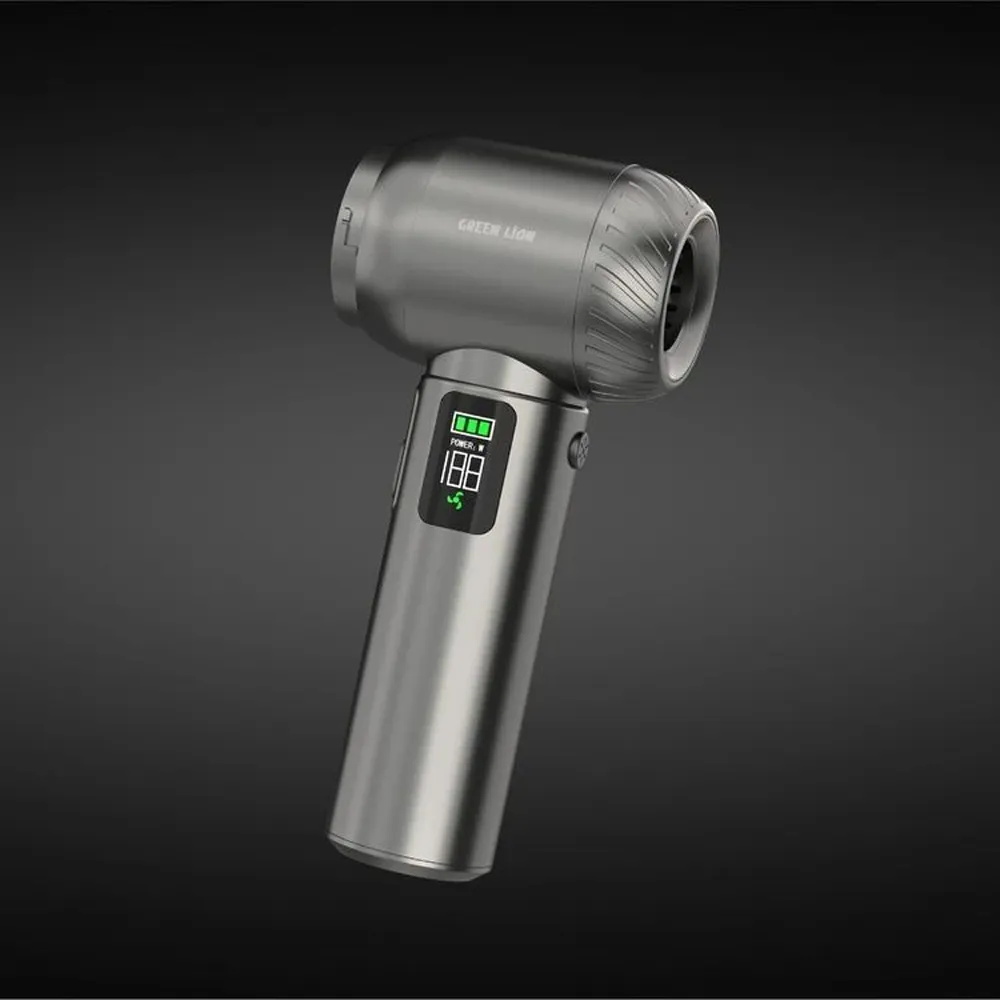 جاروشارژی و دمنده (جت فن) خودرو گرین لاین مدل Green Lion Multi Force Vacuum Air Blower Air Duster GB-286X mester xiaomi