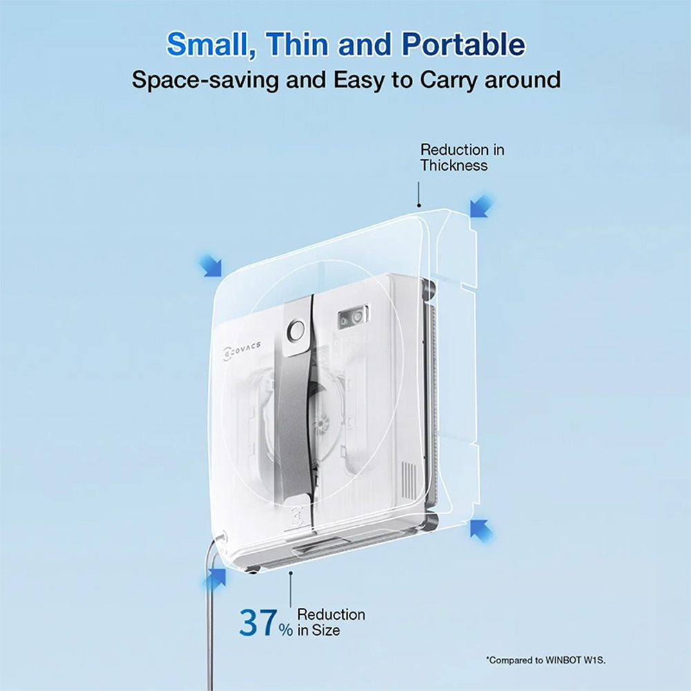 ربات شیشه پاک کن اکووکس مدل Ecovacs WINBOT mini ester xiaomi