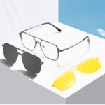 عینک کلاسیک 3 حالته برتا مدل Bertha Glasses With Accesories 8601 mester xiaomi