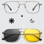 عینک کلاسیک 3 حالته برتا مدل Bertha Glasses With Accesories 8601 mester xiaomi