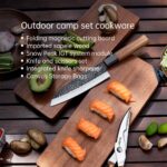 ست چاقوی آشپزخانه نکستول مدل NexTool NE20171 Camp Chef Cookware mester xiaomi